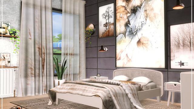 Deluxe-bedroom II for The Sims 4