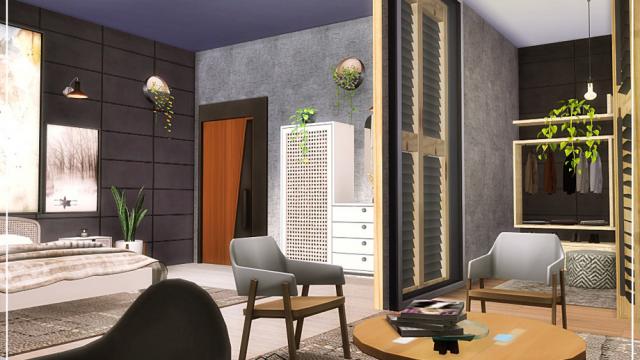 Deluxe-bedroom II for The Sims 4