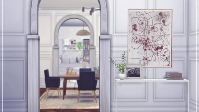 Parisien - Living ROOM для The Sims 4