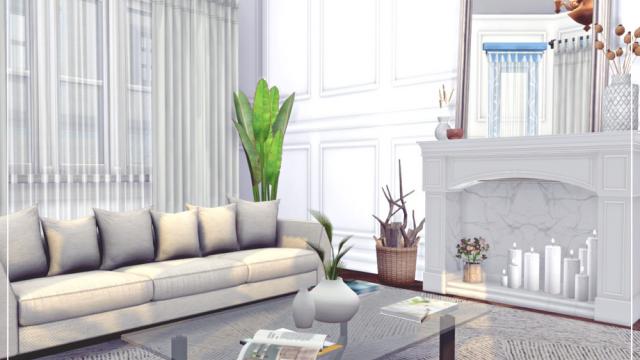 Parisien - Living ROOM для The Sims 4