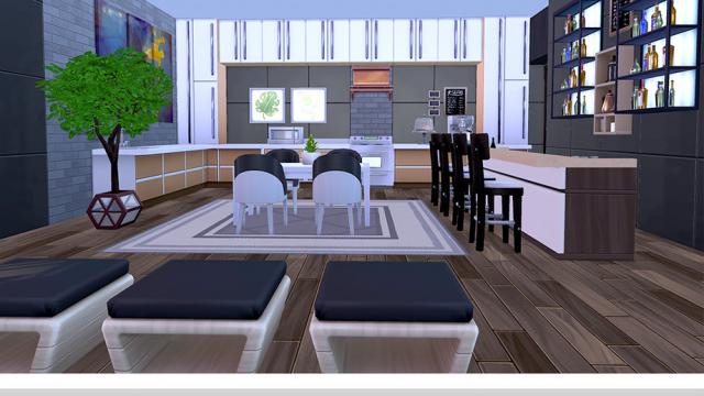 Villa Naratibet NoCC для The Sims 4