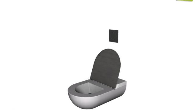 Izyum Toilet With Open Lid for The Sims 4