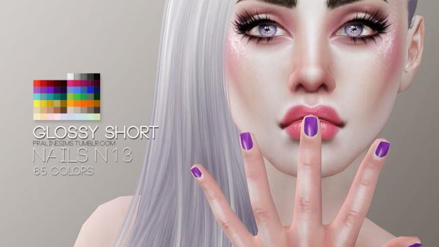 Glossy Nail Pack for The Sims 4