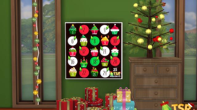 Holiday Wonderland Calendars для The Sims 4