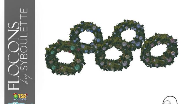 Holiday Wonderland - Flocons - Wreath