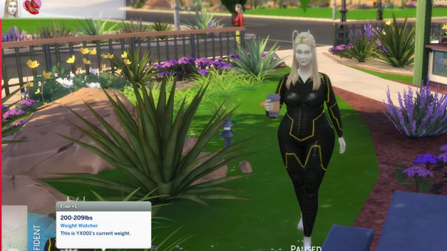 Weight Watcher Mod for The Sims 4