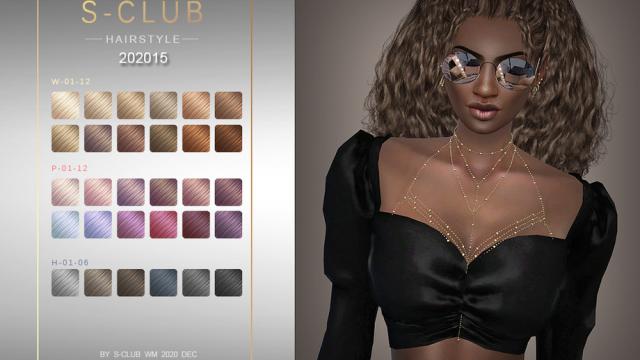 S-Club ts4 WM Hair 202015