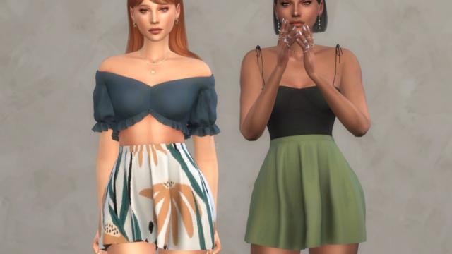 Lipa Skirt  Christopher067 for The Sims 4