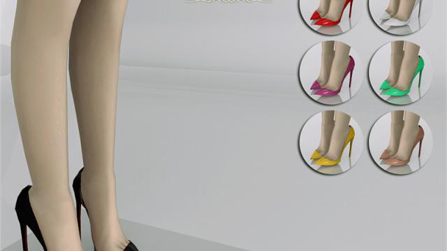 Madlen Pegamon Shoes для The Sims 4