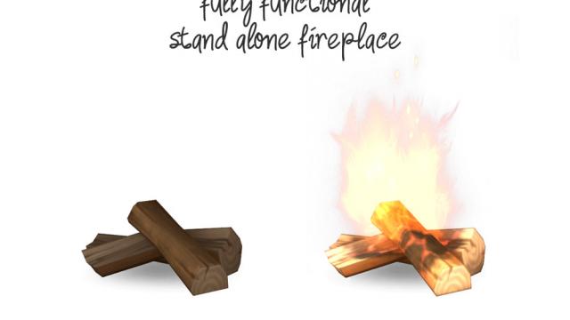 Feel The Burn Fireplace Inserts for The Sims 4