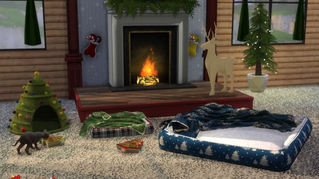 Holiday Wonderland - Santa Paws for The Sims 4