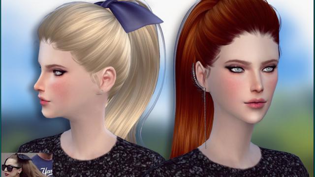 Anto - Paraguay (Hair + Bows) for The Sims 4