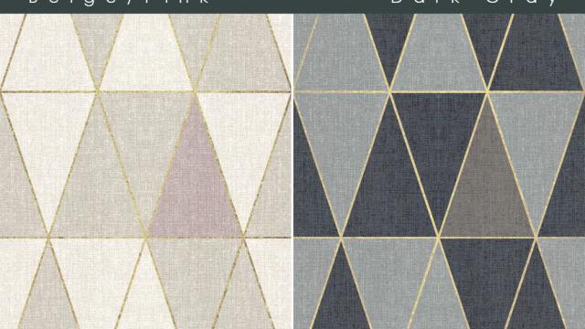 Fabric Wallpapers with Gold для The Sims 4