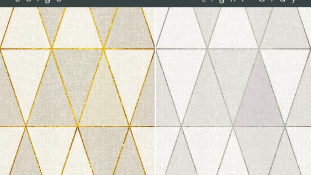 Fabric Wallpapers with Gold для The Sims 4