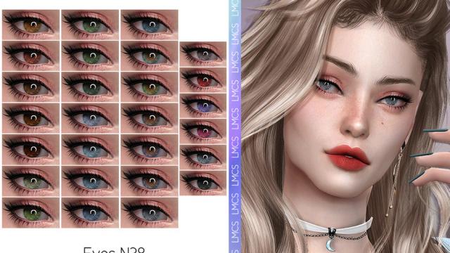 LMCS Eyes N38 (HQ) для The Sims 4