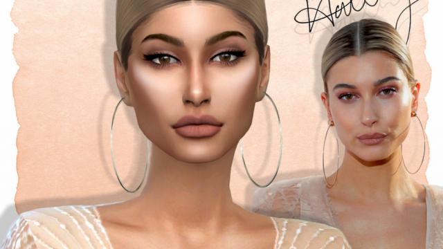 Hailey Bieber for The Sims 4