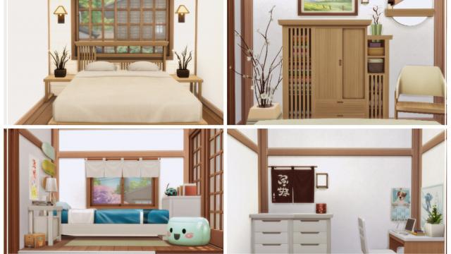 Японские таунхаусы / Japanese Townhouses для The Sims 4