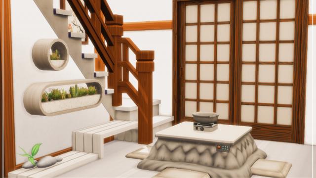 Японские таунхаусы / Japanese Townhouses для The Sims 4