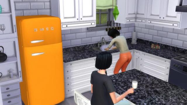 All Kinds of Milk from the Fridge for The Sims 4