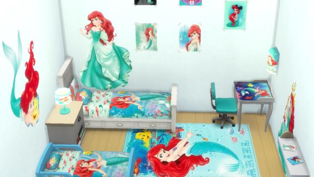 The Little Mermaid bedroom