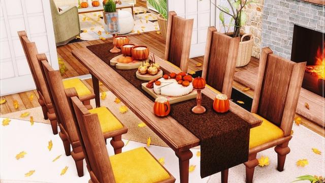 Fallen Leaves - Dining Room