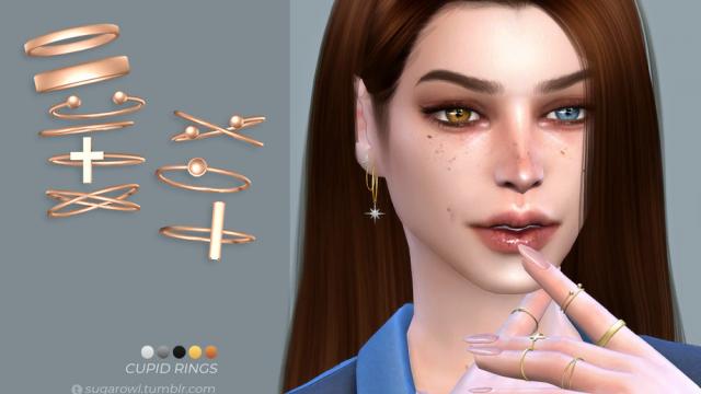 Cupid rings for The Sims 4
