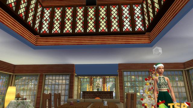 Holiday Wonderland Gazebo bar для The Sims 4