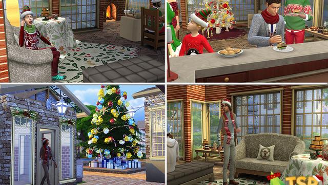 Holiday Wonderland Gazebo bar для The Sims 4