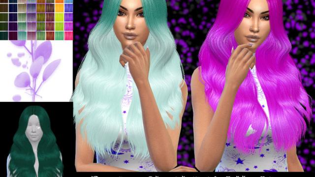 Recolor of LeahLillith's Mari hair for The Sims 4