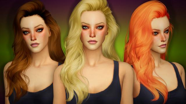 JAKEA - H007 - ETERNITY (Female Hair) for The Sims 4