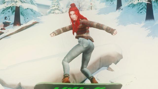 Snowboarder Career for The Sims 4