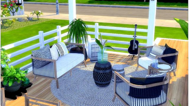 Summer Porch для The Sims 4