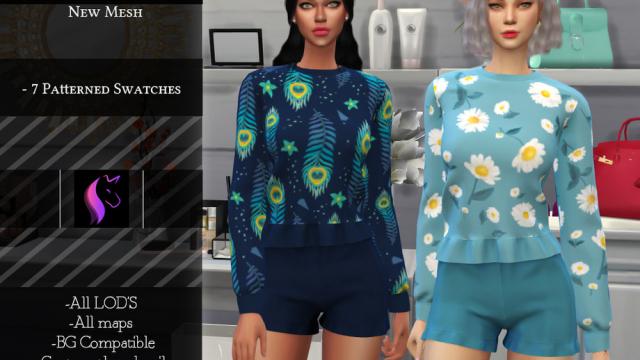 Star Pajama for The Sims 4