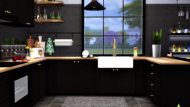 Kitchen Aron для The Sims 4