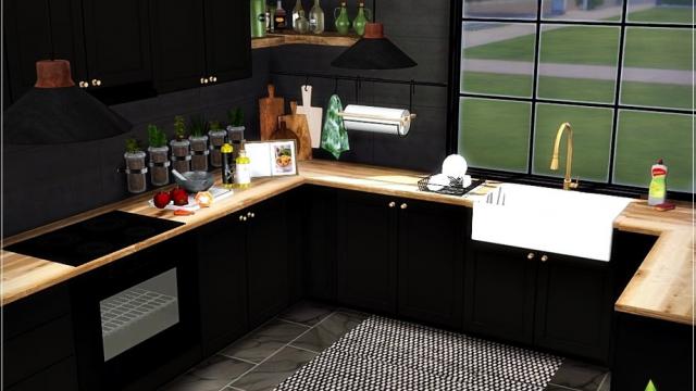 Kitchen Aron для The Sims 4