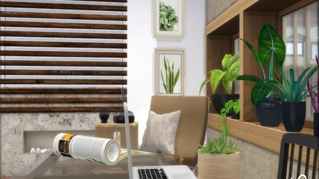 Zen Office (Room) для The Sims 4