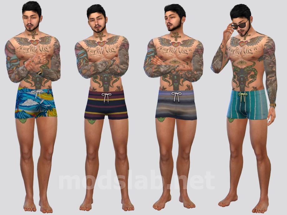 Download Beach Trunks for The Sims 4