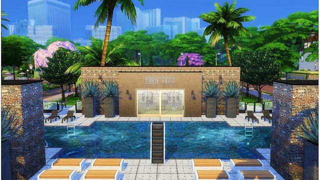 LA GYM for The Sims 4