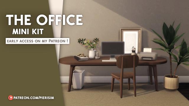 Комплект предметов для домашнего офиса / The Office Stuff для The Sims 4