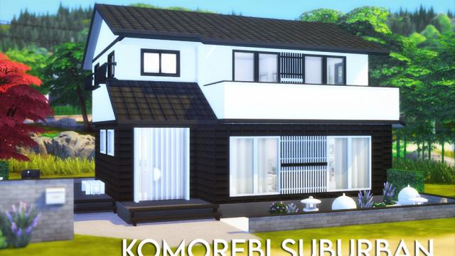 Komorebi Suburban для The Sims 4