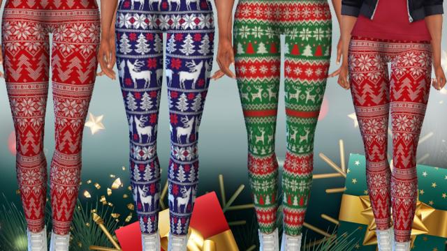 Female Xmas Leggings