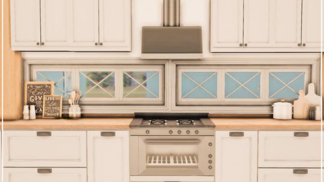 Farmhouse Kitchen для The Sims 4