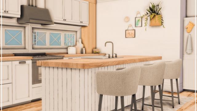 Farmhouse Kitchen для The Sims 4