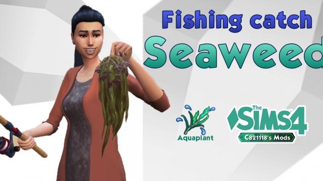 Съедобные водоросли / Edible Seaweed(1.77): Fishing reward and Cooking ingredients для The Sims 4
