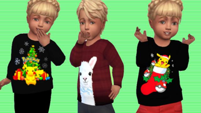 Toddler Sweater for The Sims 4