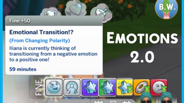 Emotions 2.0 (Advanced Emotion System) for The Sims 4