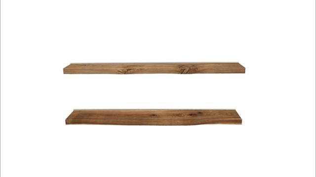 [Era livingroom] - wooden wall shelf