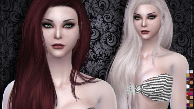 Stealthic - Aquaria (Female Hair) для The Sims 4