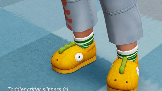 Jius-Toddler critter slippers 01