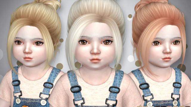 Rise ( Hair 34 - toddler ) for The Sims 4